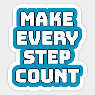 Every Step Counts Sticker